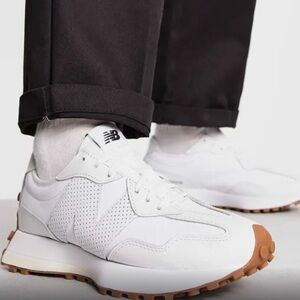 Women’s New Balance 327 white leather size 8